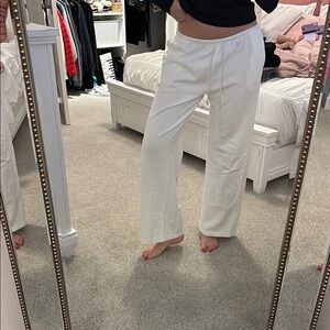 Brandy Melville White Lounge Pants
